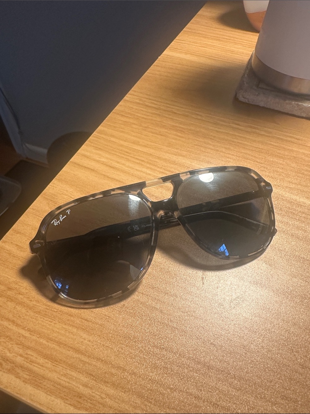 Ray-Ban Tortoiseshell Bill Polarized Sunglasses